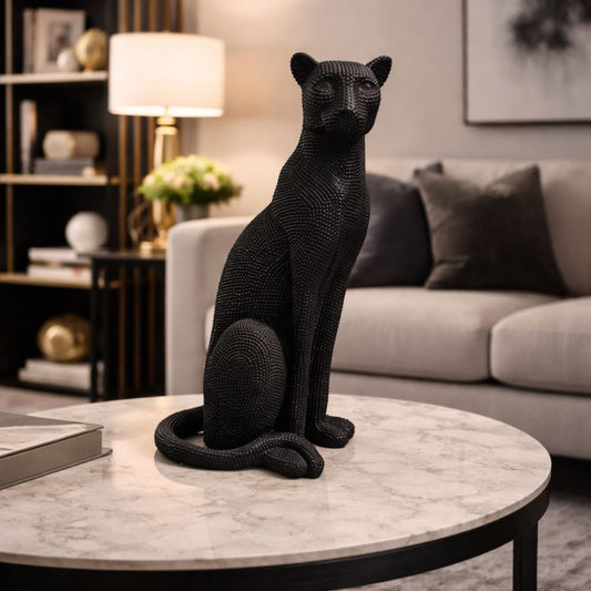 Dotted Cheetah Decorative Sculpture