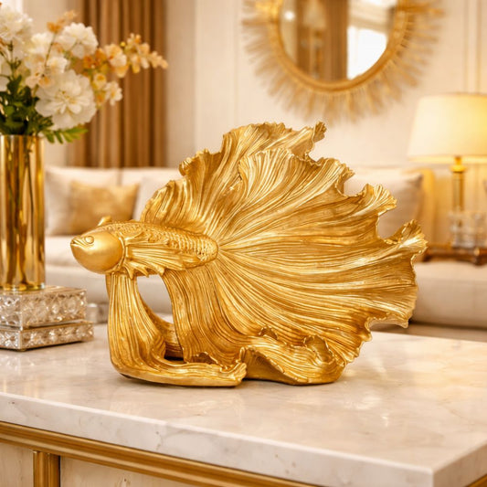 Elegant Fish Decorative Sculpture