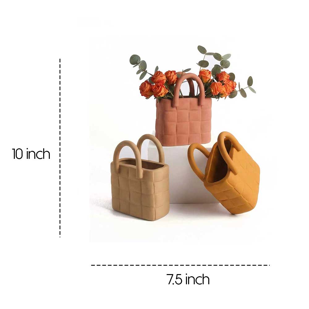 Floral Bag Decorative Planter