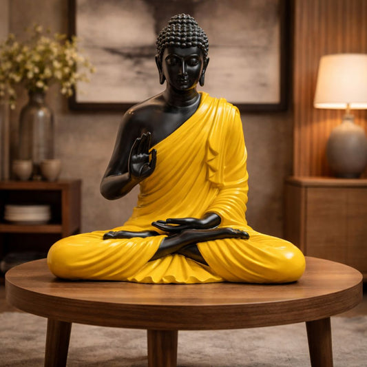 Grand Buddha Meditation Decorative Statue
