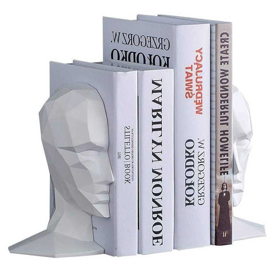 Human Bookend – Modern Face Book Holder