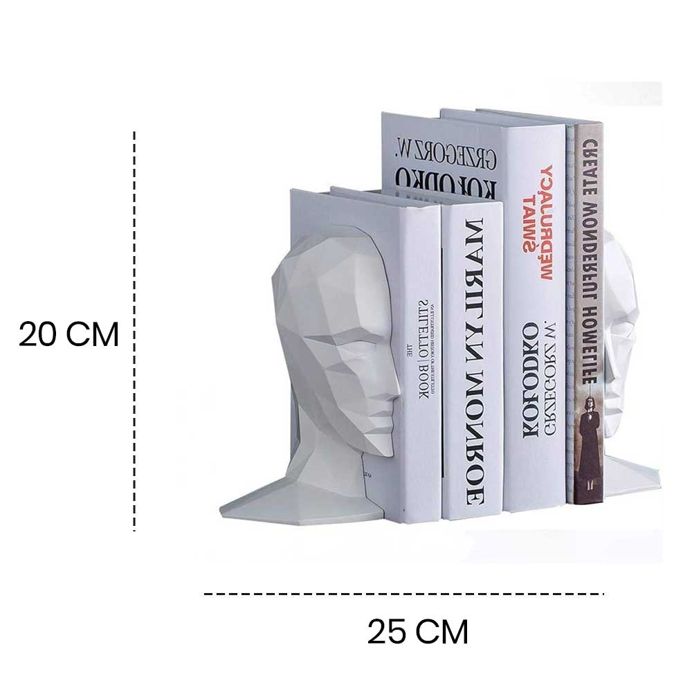 Human Bookend – Modern Face Book Holder