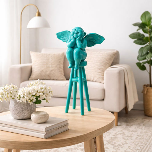 Ladder Angel Decorative Sculpture