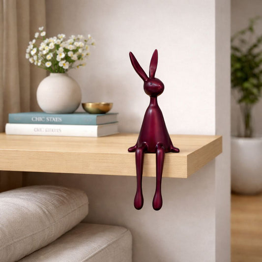 Rabbit Sitting Decor Sculpture
