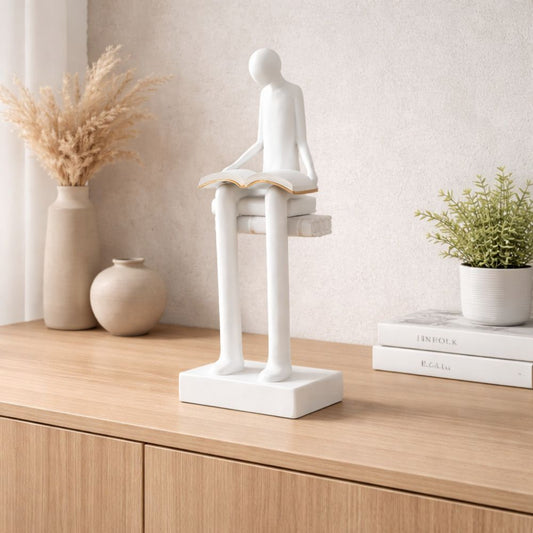 Reading Man Artistic Decorative Sculpture