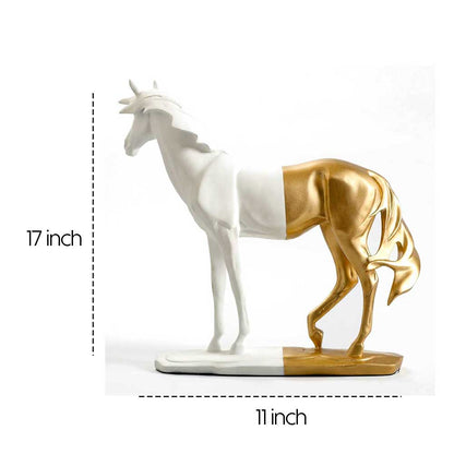 Ace of Spade Modern Horse Decorative Sculpture