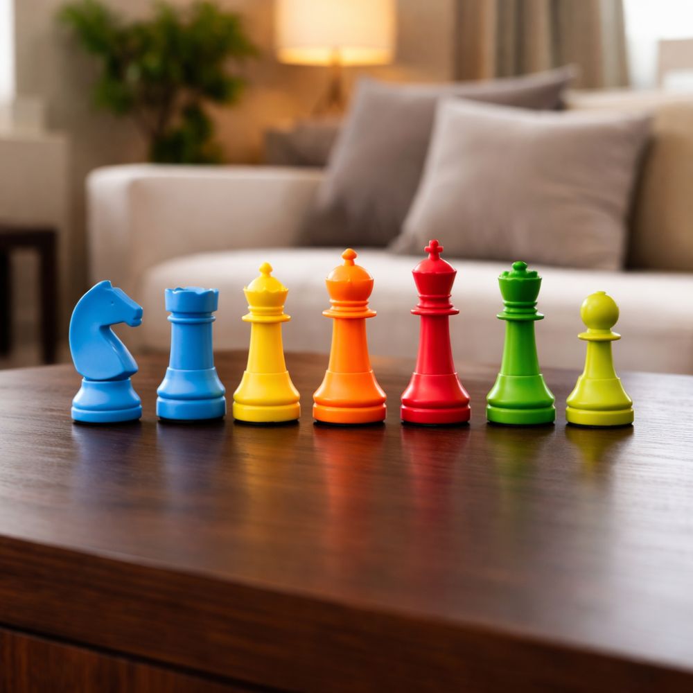 Chess Decorative Sculpture Set