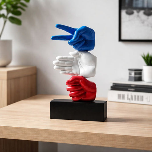 Colourful Hand Modern Art Sculpture