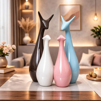 Deer Set of 3 Decorative Sculptures
