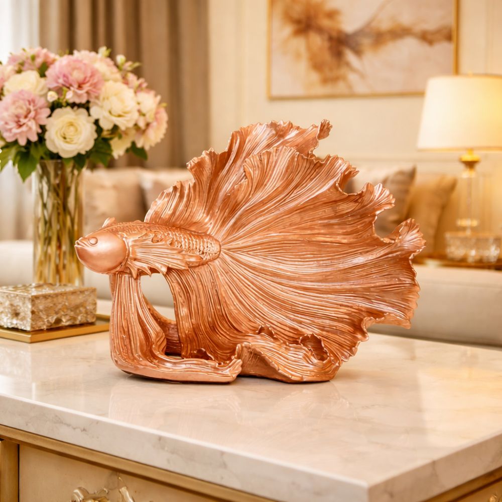 Elegant Fish Decorative Sculpture