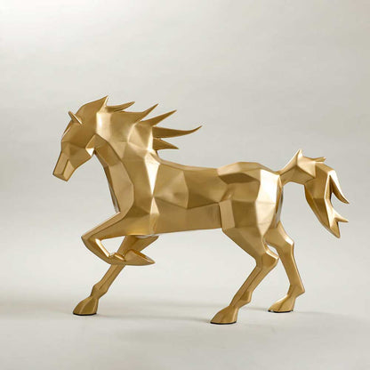 Ferrari XI – Geometric Horse Sculpture