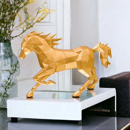 Ferrari XI – Geometric Horse Sculpture