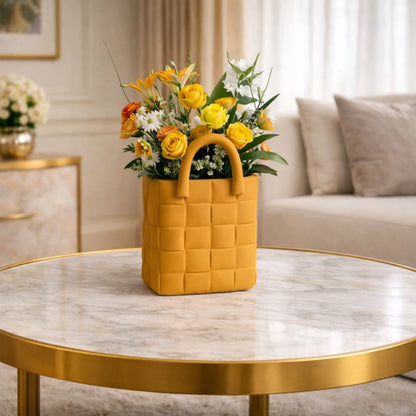 Floral Bag Decorative Planter