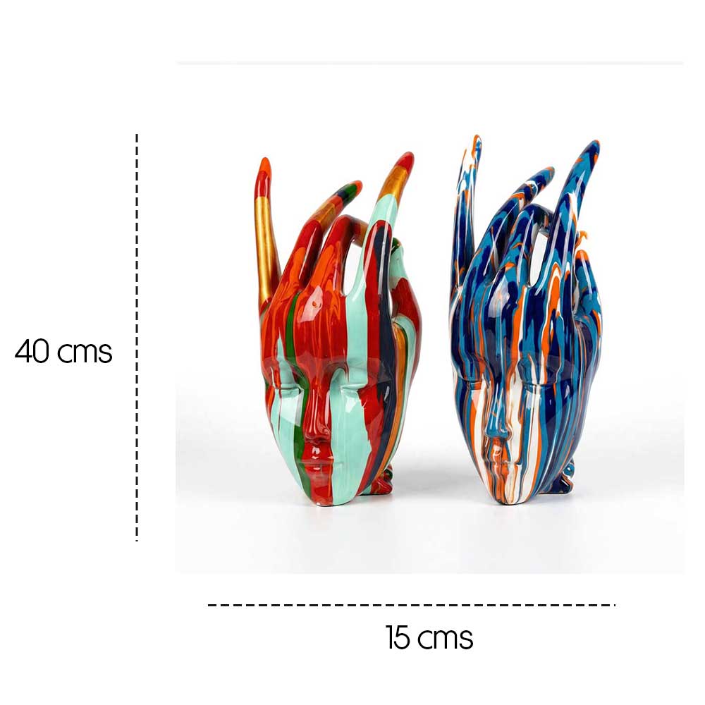 Gen-Face Abstract Decorative Sculpture