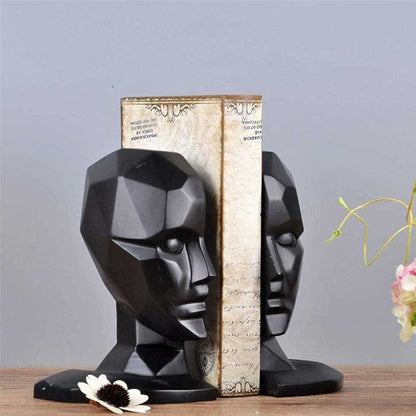 Human Bookend – Modern Face Book Holder