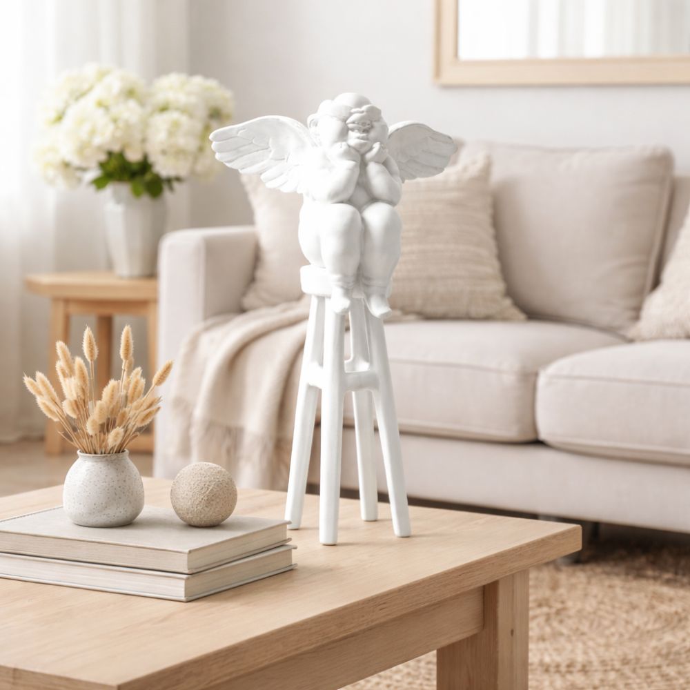 Ladder Angel Decorative Sculpture