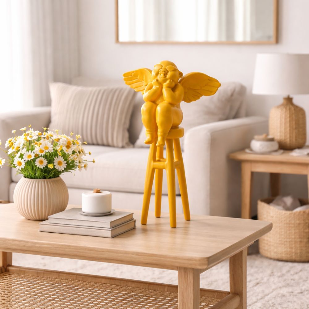 Ladder Angel Decorative Sculpture