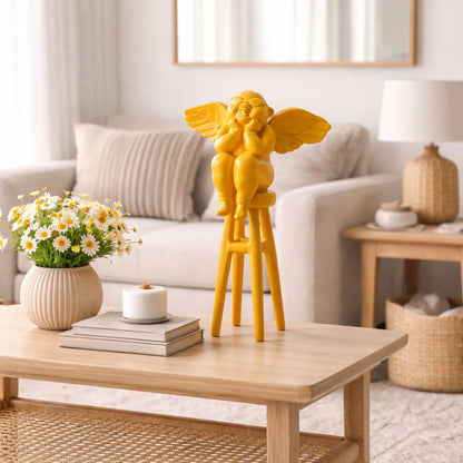 Ladder Angel Decorative Sculpture