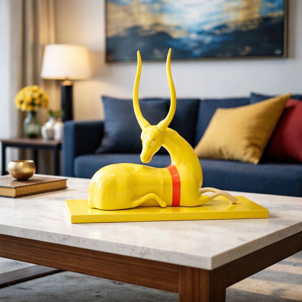 Modern Decorative Deer Sculpture
