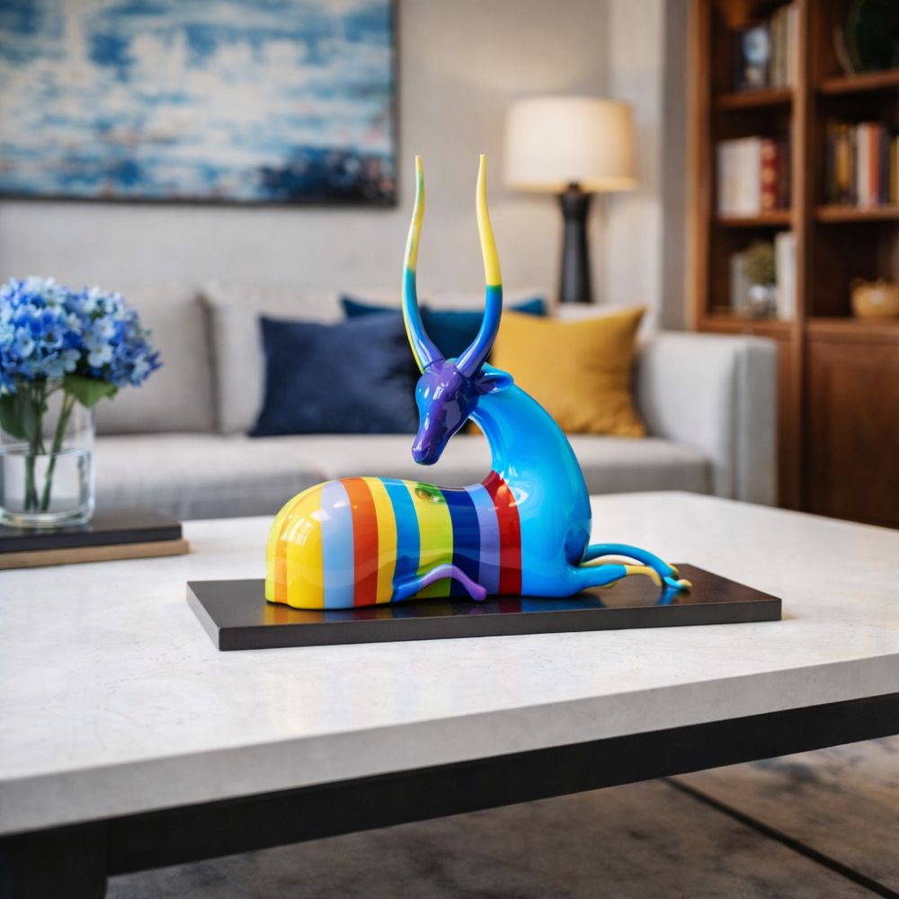 Modern Decorative Deer Sculpture