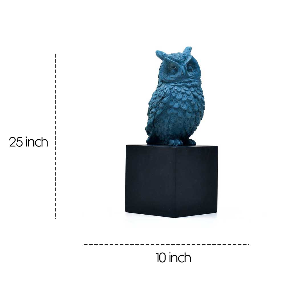 Owl Decorative Sculpture – Wisdom Bird Figurine