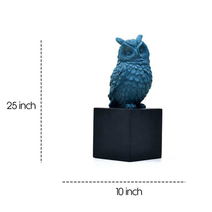 Owl Decorative Sculpture – Wisdom Bird Figurine