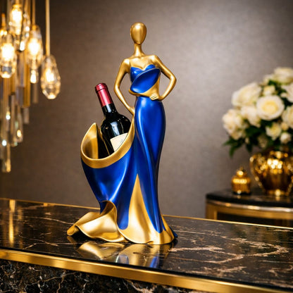 Pegesus Elegant Lady Wine Holder Sculpture