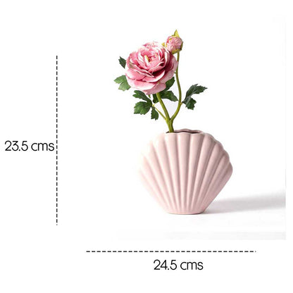 Shell Decorative Planter Vase