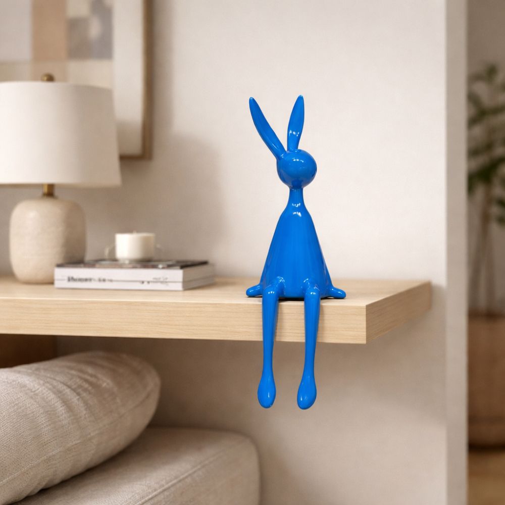 Rabbit Sitting Decor Sculpture