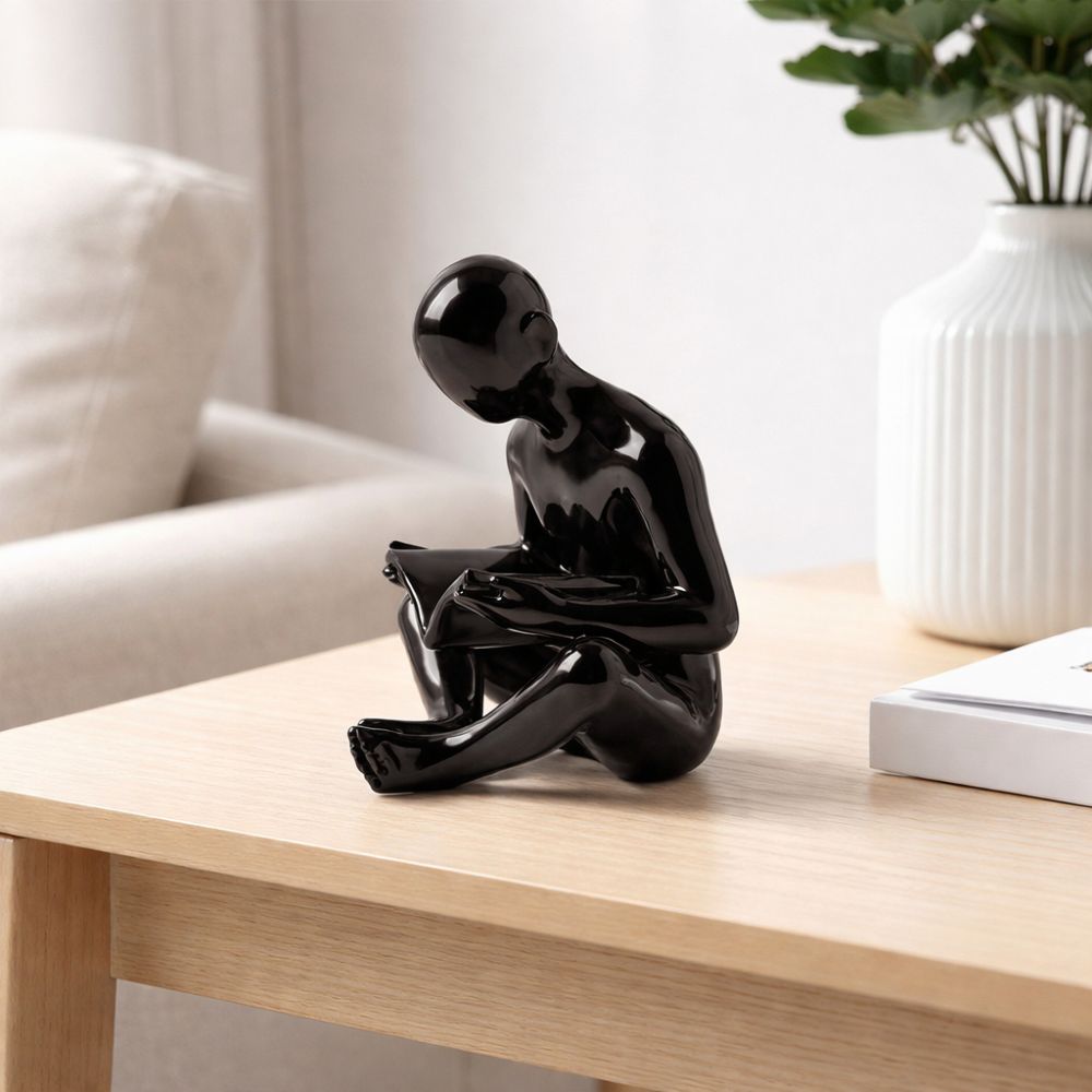 Reading Man Modern Art Sculpture