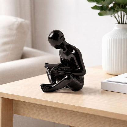 Reading Man Modern Art Sculpture