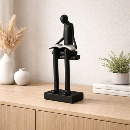 Reading Man Artistic Decorative Sculpture