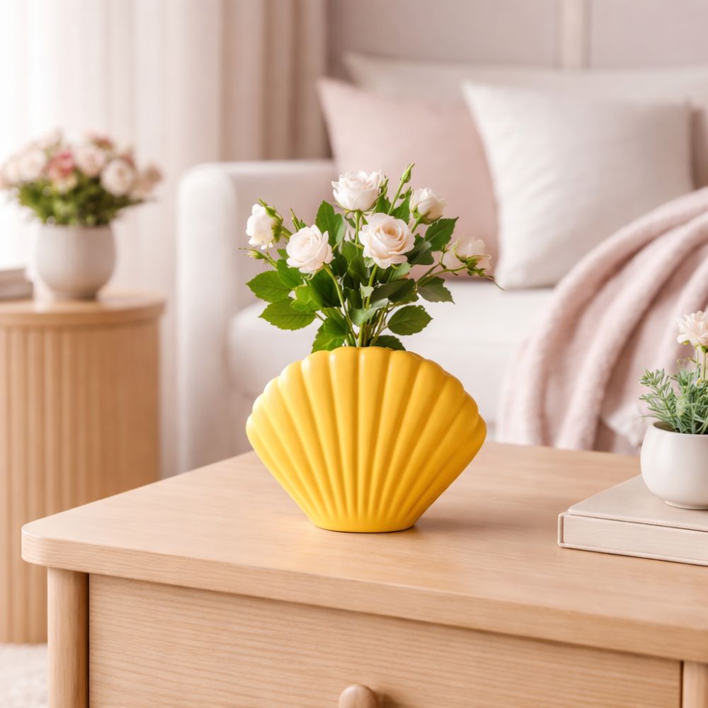 Shell Decorative Planter Vase