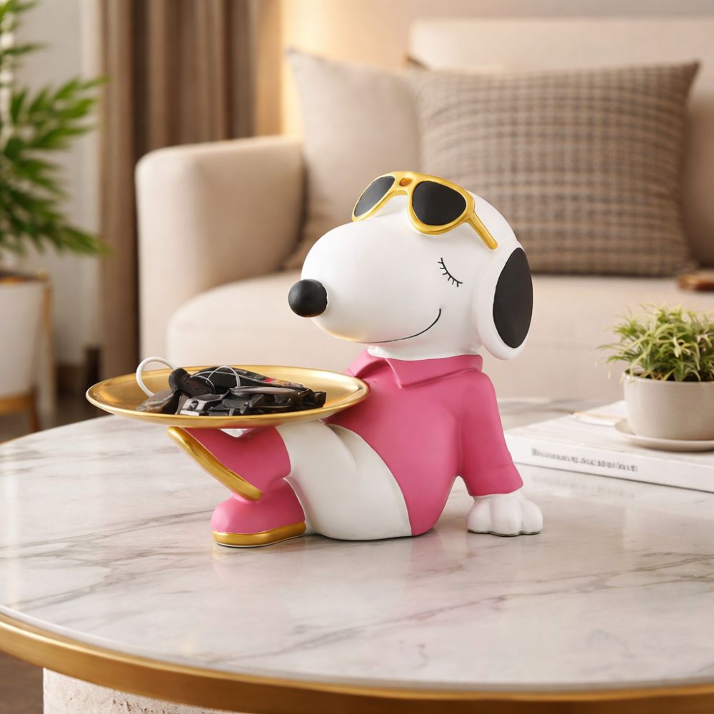 Snoopy Dog Decorative Tray Holder