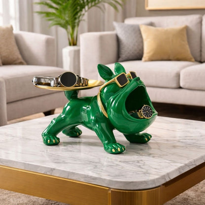 Storage Dog Decorative Tray Organizer