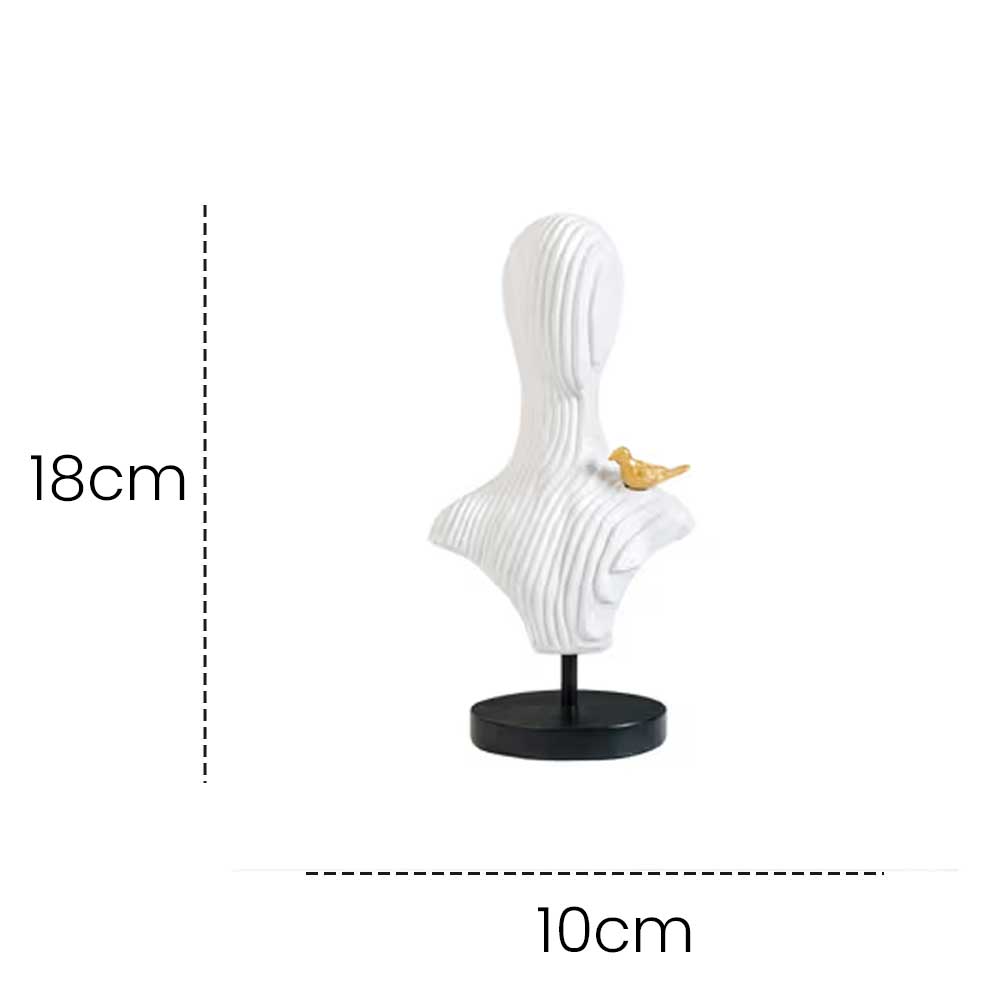 The Whispering Muse — Modern Artistic Sculpture